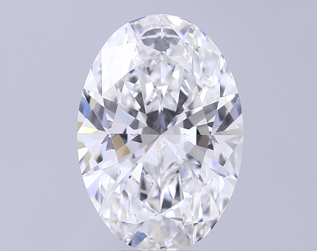 6.09 ct. oval Lab Grown Diamond front image