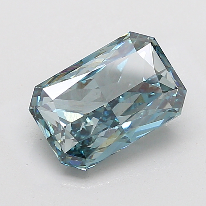 Radiant 4.02ct Fancy Intense Blue VS2