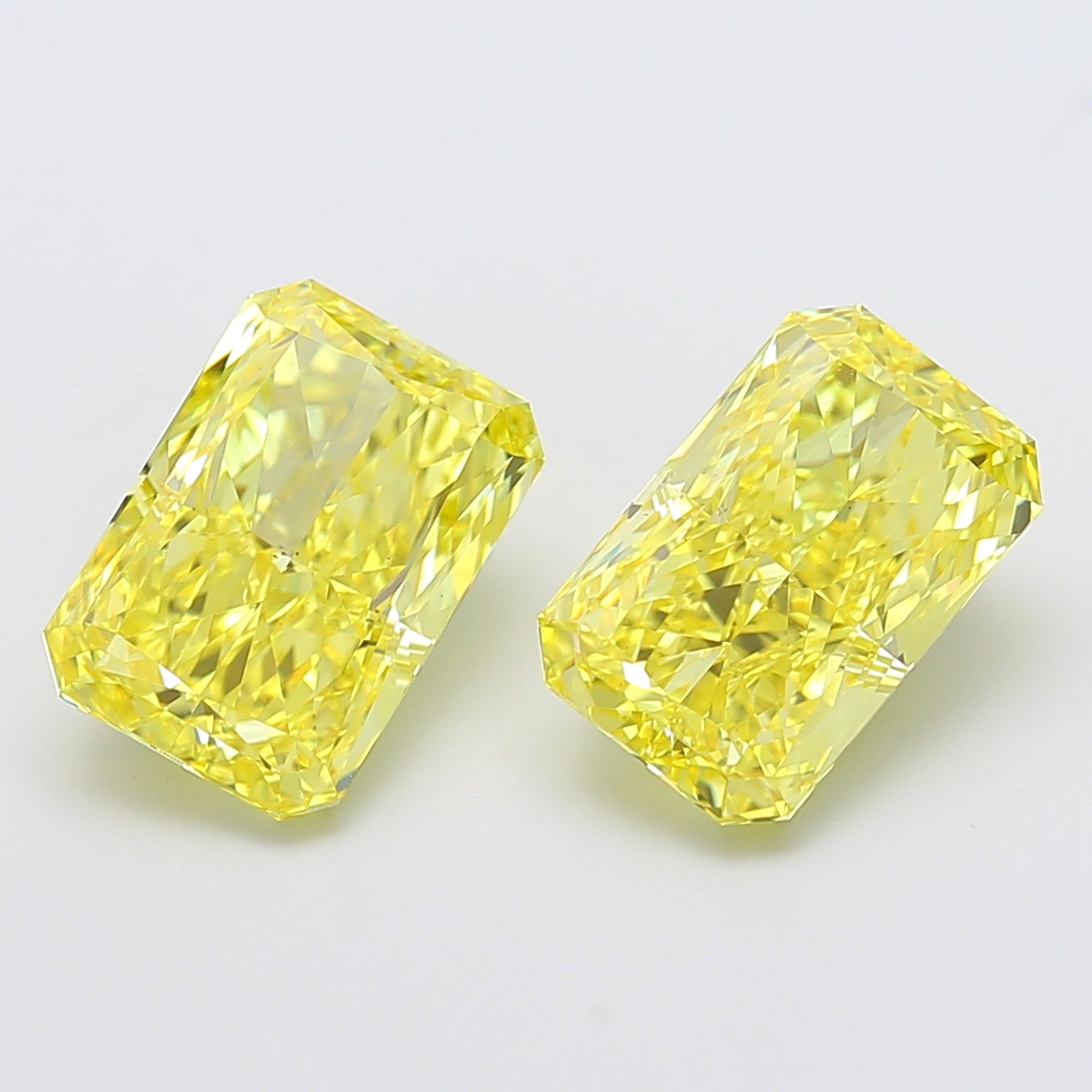 Radiant 4.03ct Fancy Intense Yellow VS1