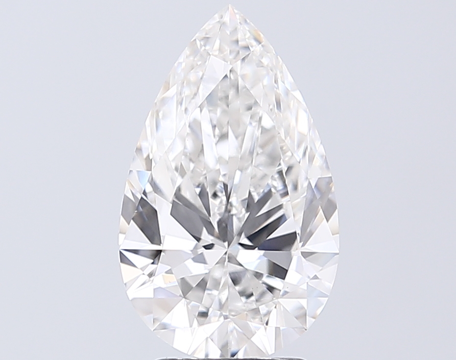 3.09 carat e VS1 EX Cut IGI pear diamond