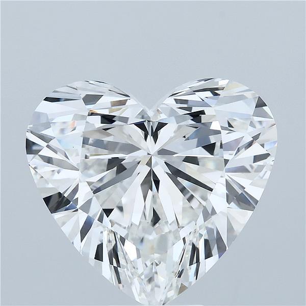 8.23 Carat Heart Cut E VVS2 Diamond - view 1