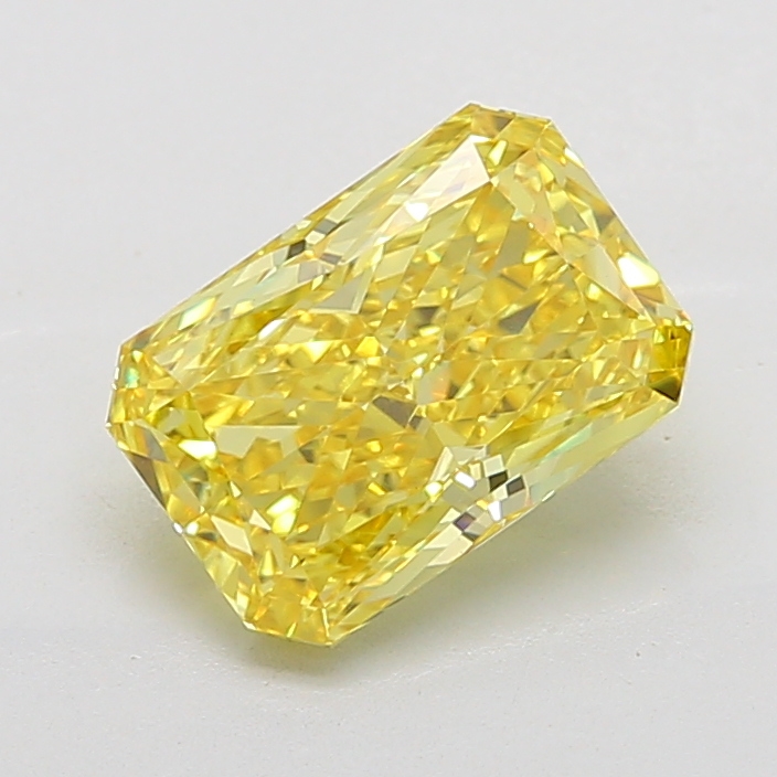 Radiant 4.01ct Fancy Vivid Yellow VS1