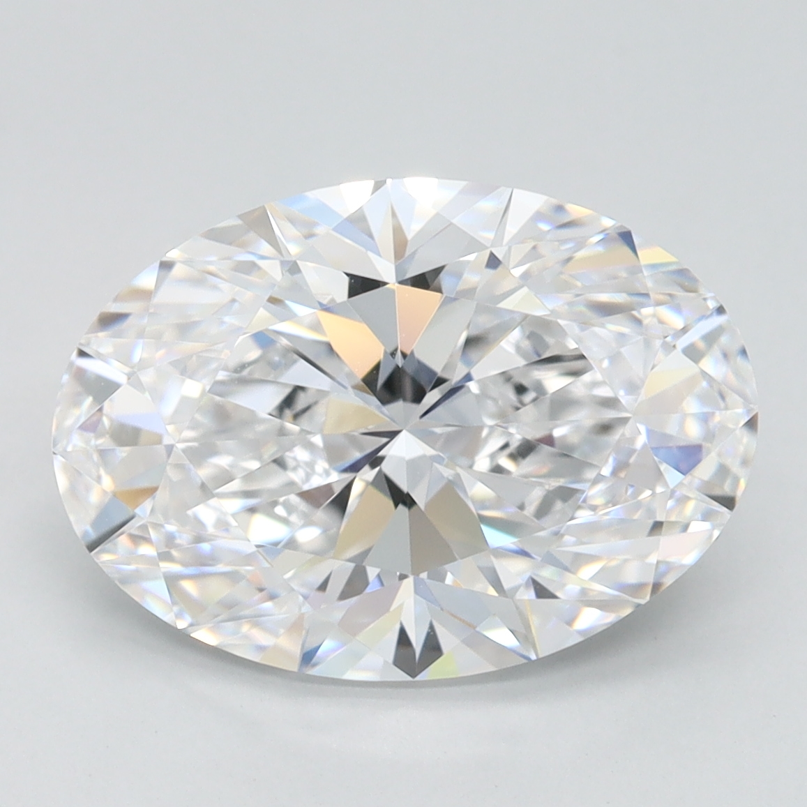3.42 ct. oval Lab Grown Diamond front image