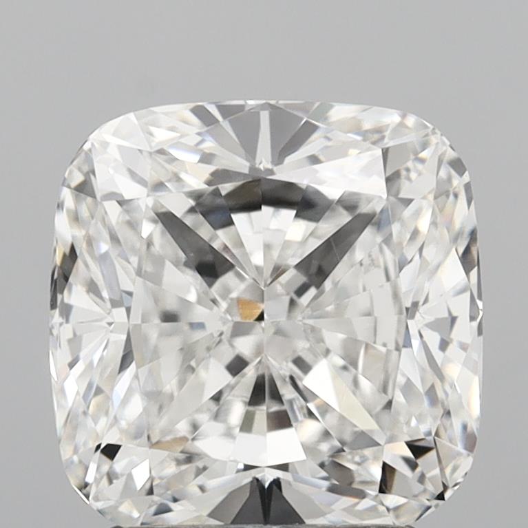 3.01 carat f VVS2 EX Cut IGI cushion diamond