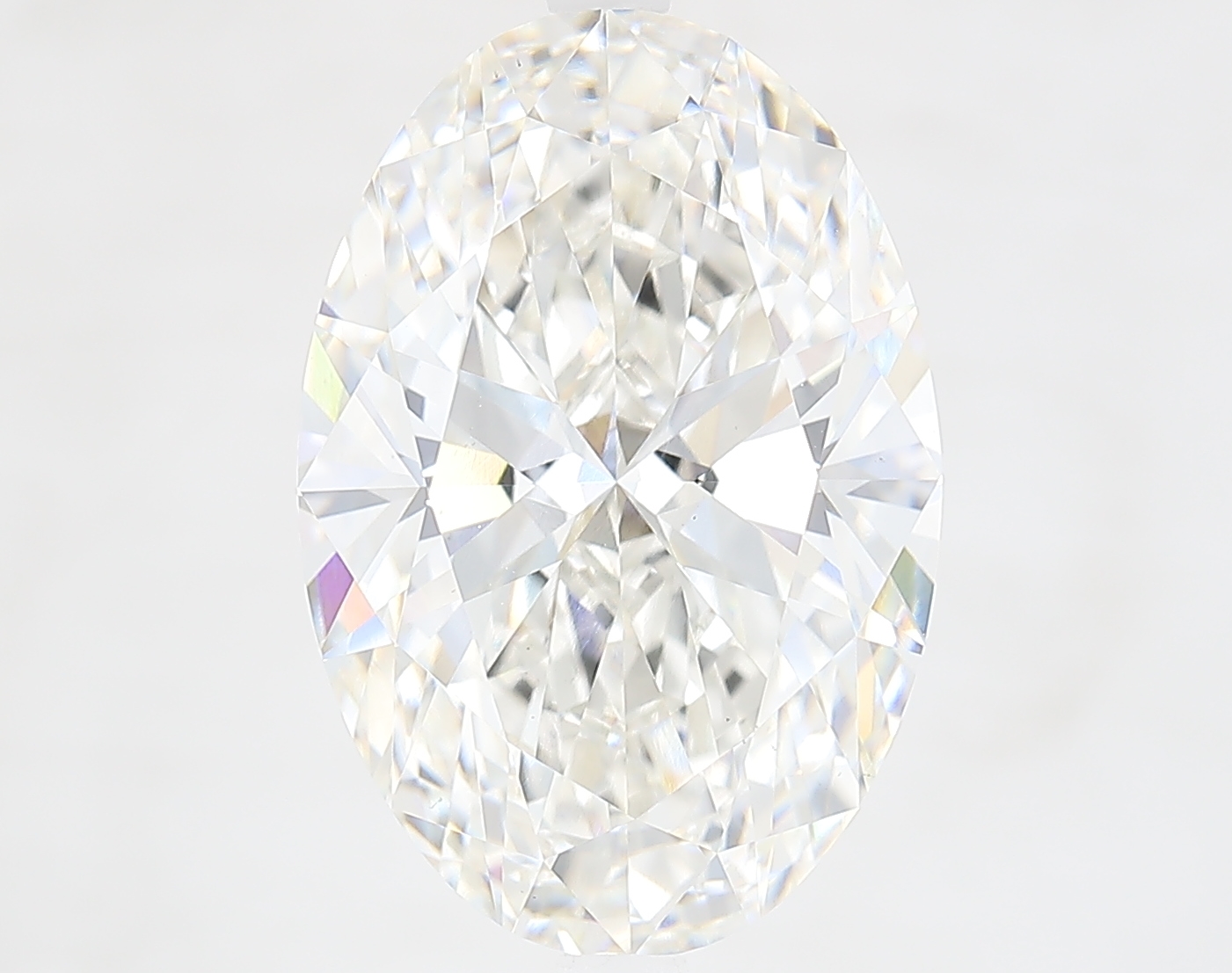 7.29 ct. oval Lab Grown Diamond front image