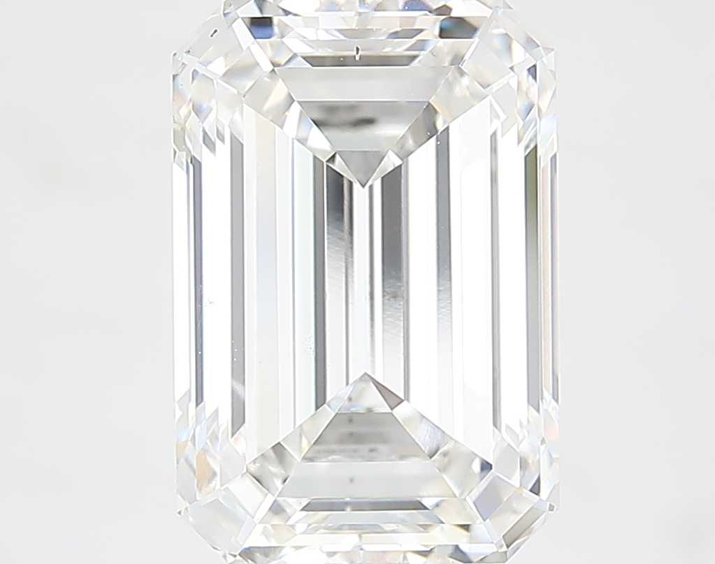 5.15 ct. emerald Lab Grown Diamond front image