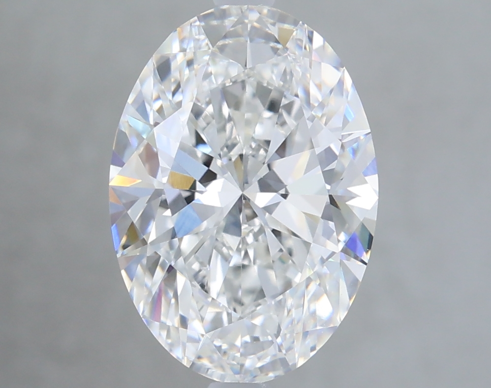 3.09 carat e VVS2 EX Cut IGI oval diamond