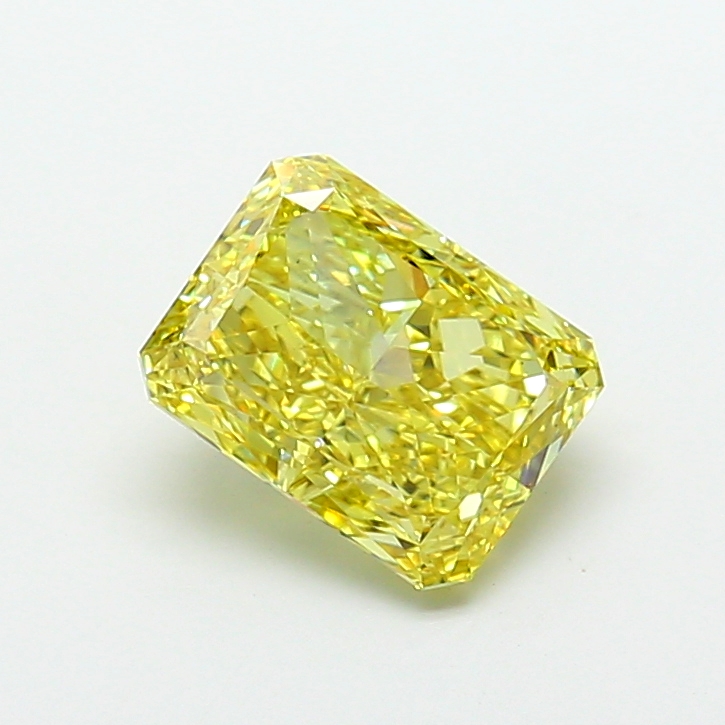 Radiant 4.20ct Fancy Intense Yellow VS1
