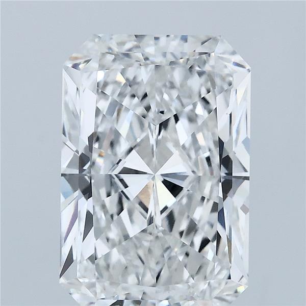 4.00 Carat Radiant Cut E VVS2 Diamond - view 1
