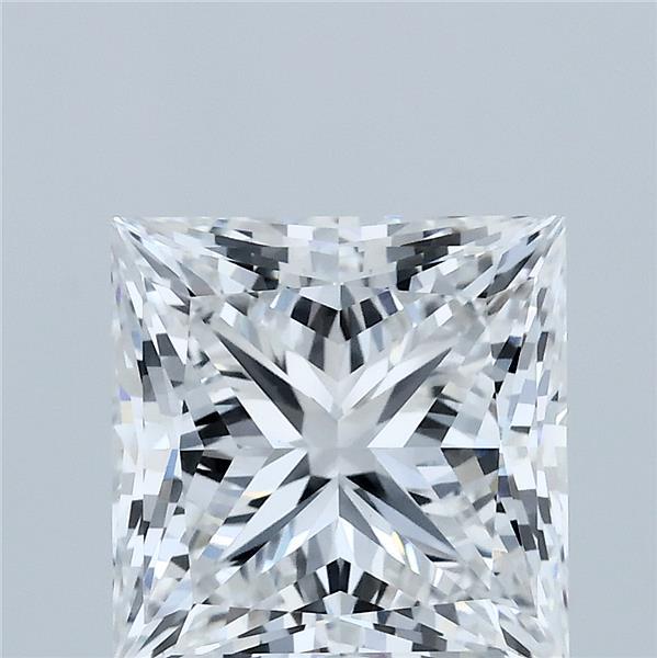 4.07 Carat Princess Cut E VVS2 Diamond - view 1