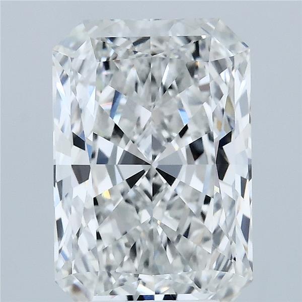 3.59 Carat Radiant Cut F VVS2 Diamond - view 1
