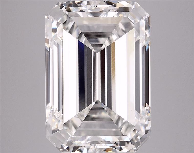 Emerald cut 5.63ct F VVS2