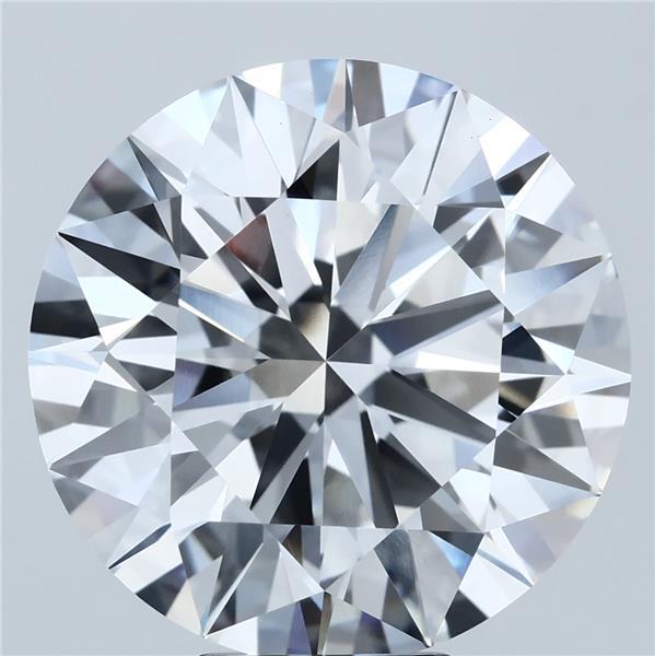 10.09 Carat Round Cut E VVS2 Diamond - view 1