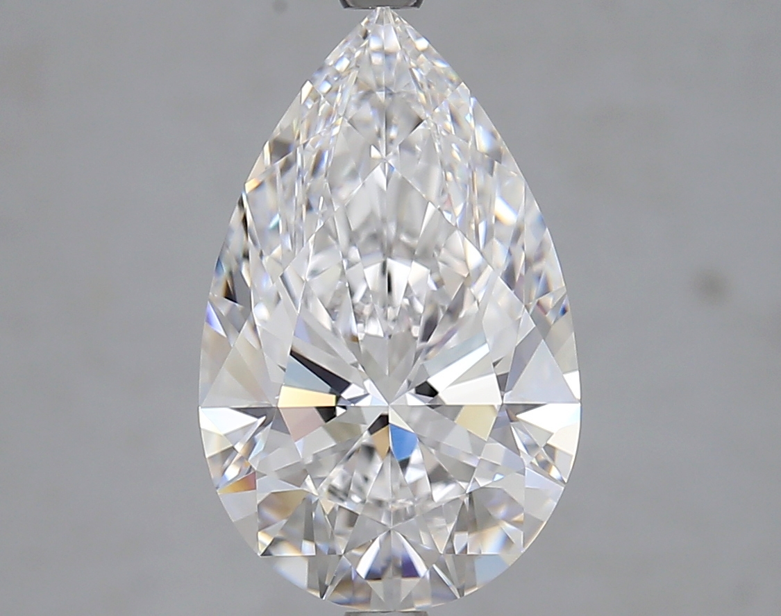 Pear 4.14ct D FL
