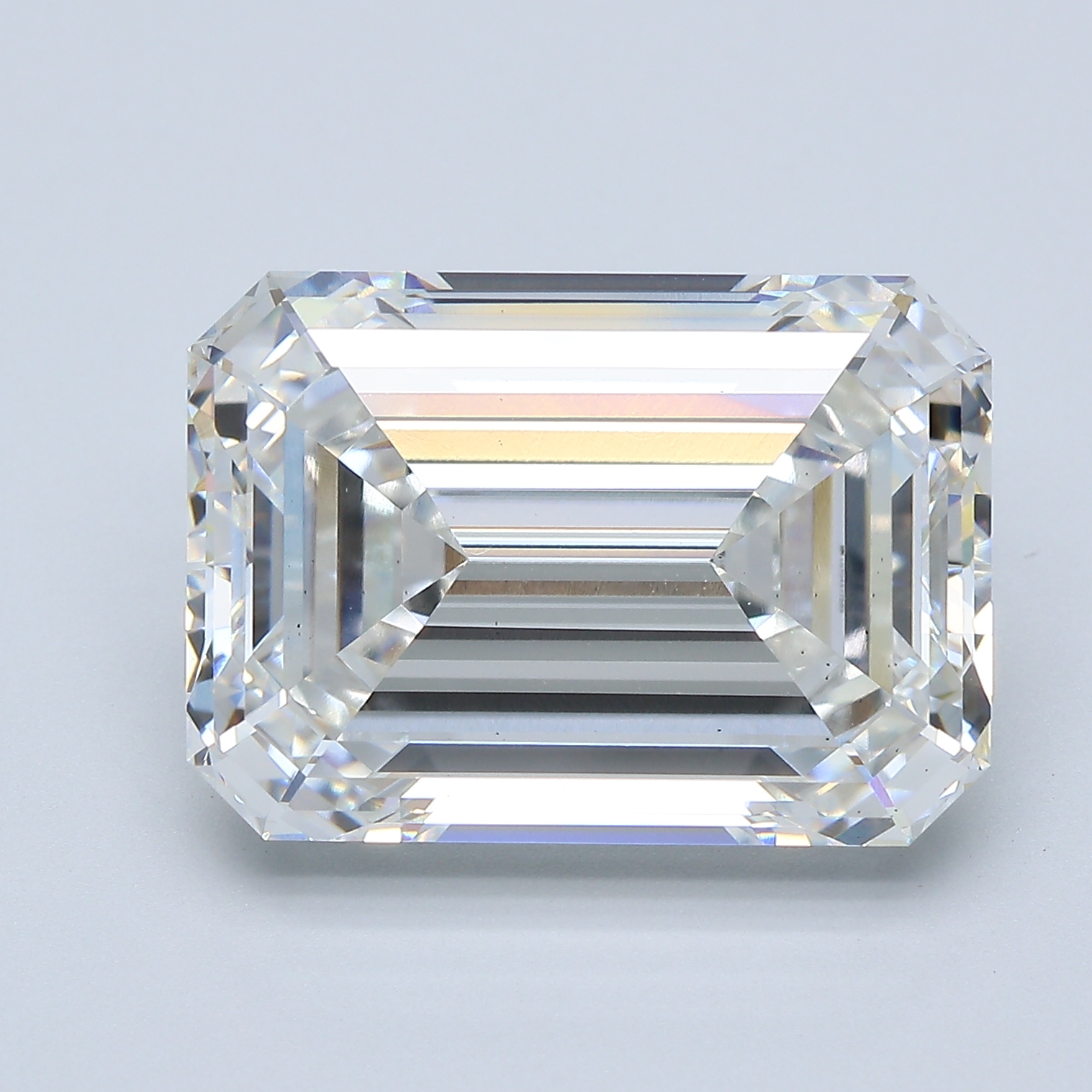 Emerald cut 12.2ct E VS2