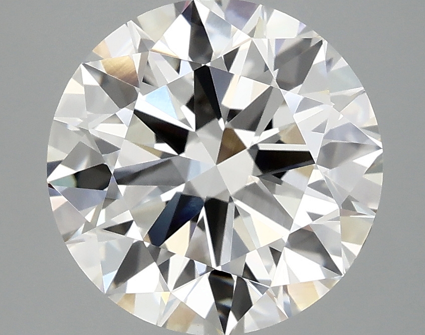 3.81 Carat Round Cut Lab Diamond