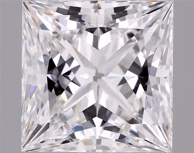 2.97 Carat Princess Cut Lab Diamond