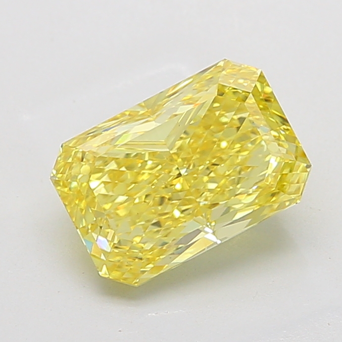 Radiant 4.00ct Fancy Vivid Yellow VS1