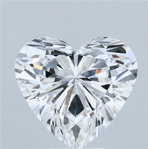 5.05 Carat Heart Cut D VVS1 Diamond - view 1