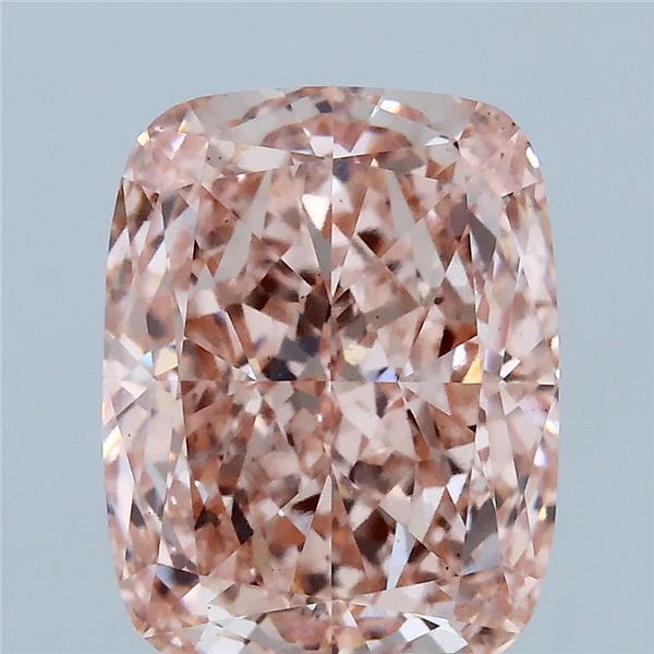 Cushion 4.18ct Fancy Intense Pink VS1