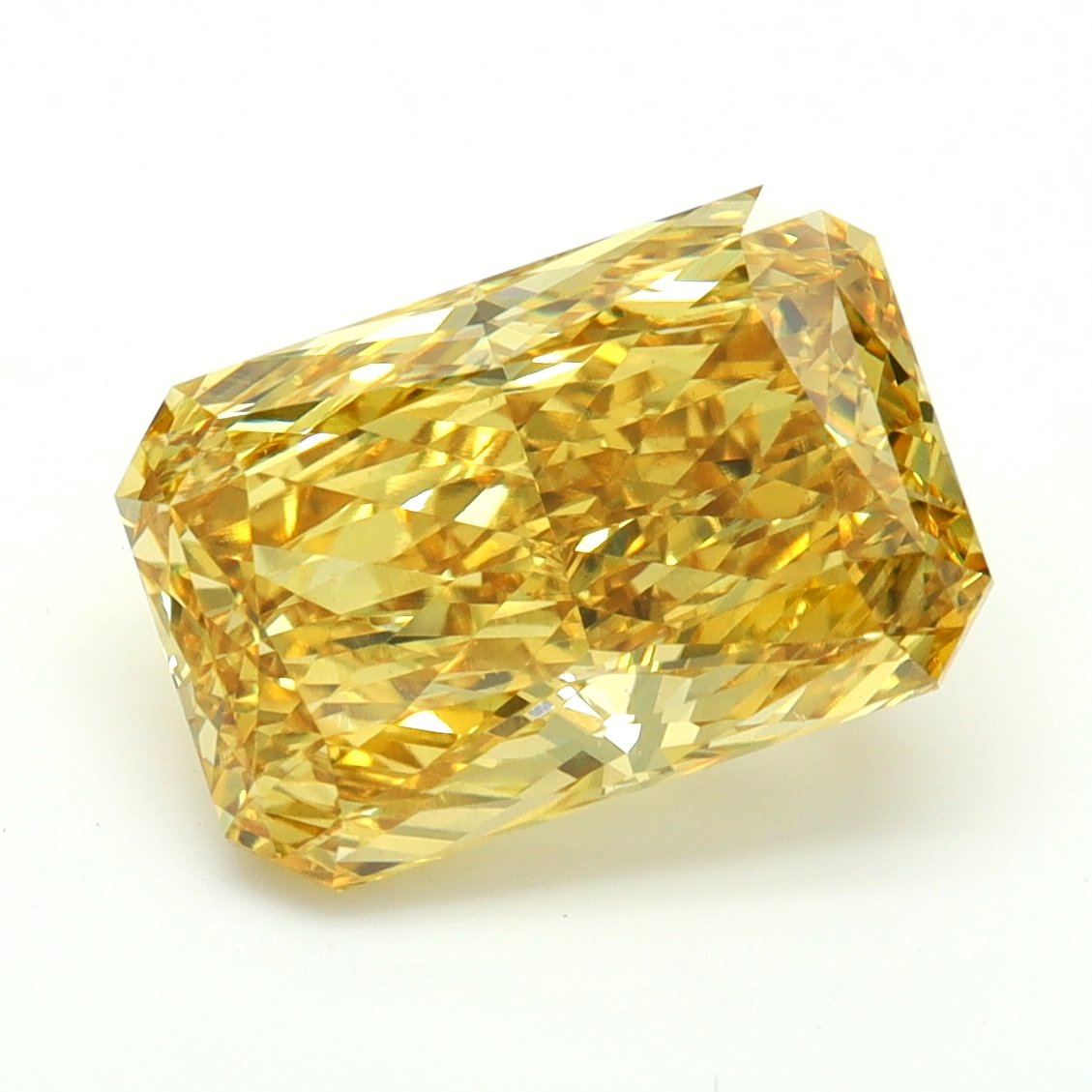 Radiant 4.03ct Fancy Vivid Yellow VS1