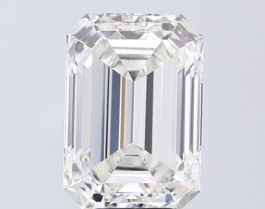 6.04 ct. emerald Lab Grown Diamond front image