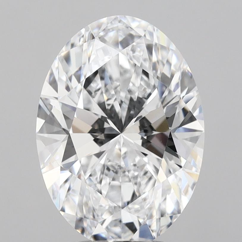 3.70 ct. oval Lab Grown Diamond front image
