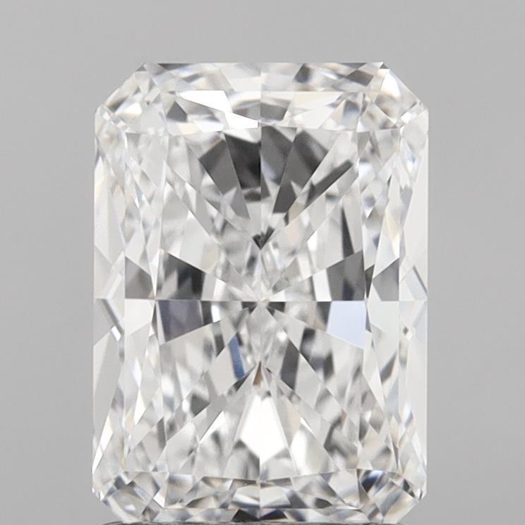2.05 carat d VVS2 EX Cut IGI radiant diamond
