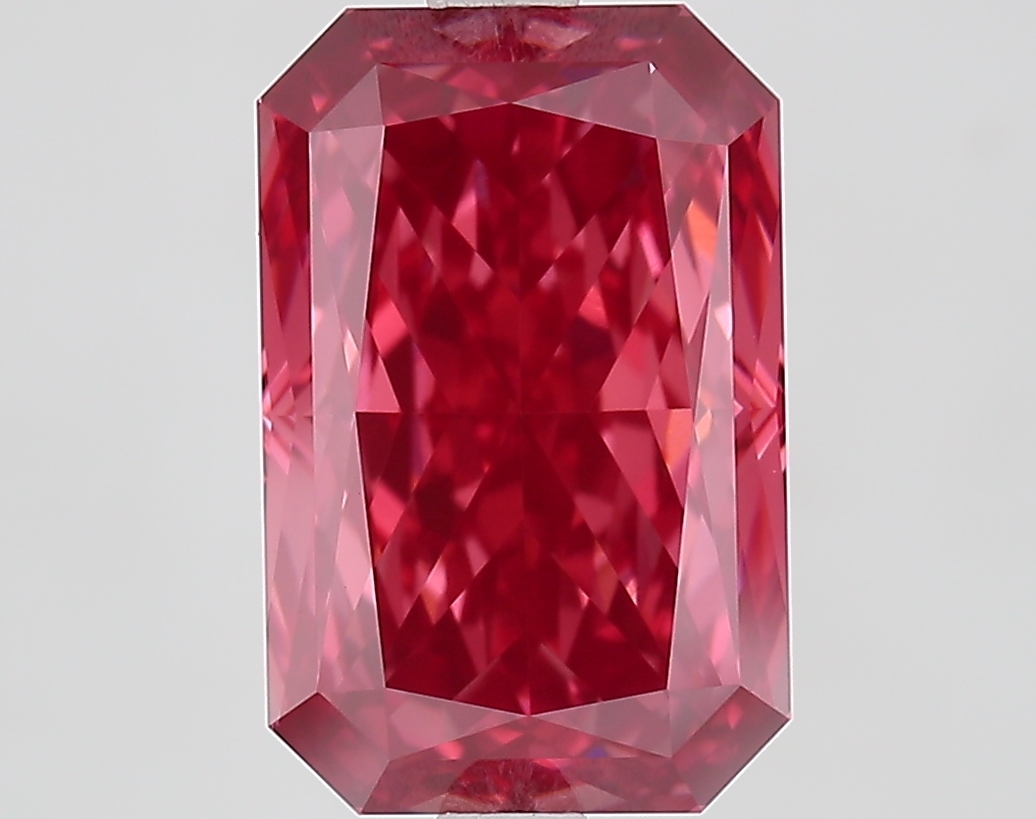 Radiant 4.03ct Fancy Vivid Pinkish Pink VVS1