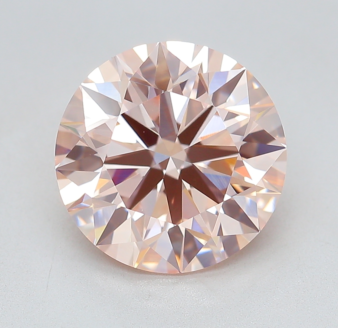 4.93ct Round Fancy Pink VVS2 IGI