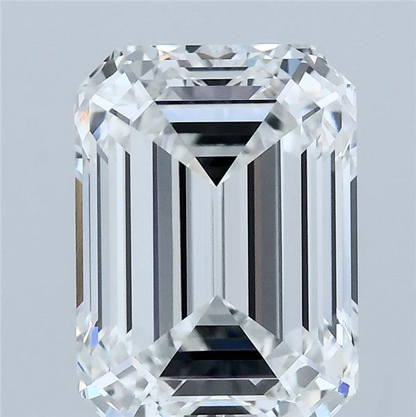 3.91 Carat Emerald Cut E VVS2 Diamond - view 1