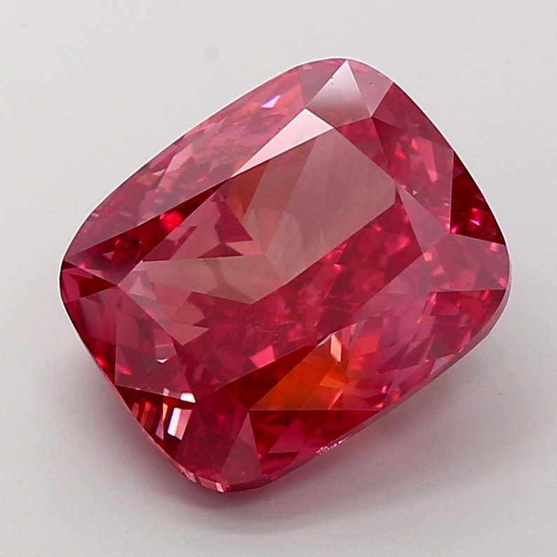Cushion 10ct Fancy Vivid Pink VS2