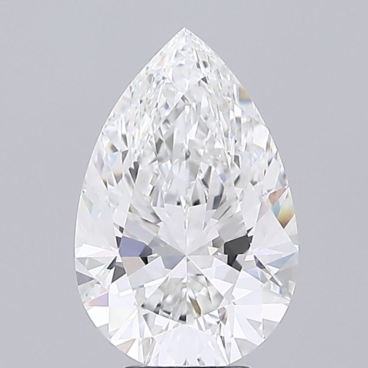 Pear 5.54ct E VVS2