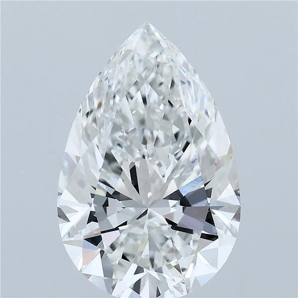 4.01 Carat Pear Cut F VVS2 Diamond - view 1