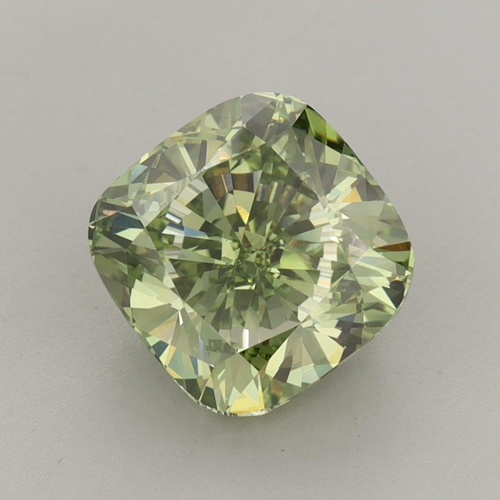 3.08 Carat Cushion Cut Lab Diamond