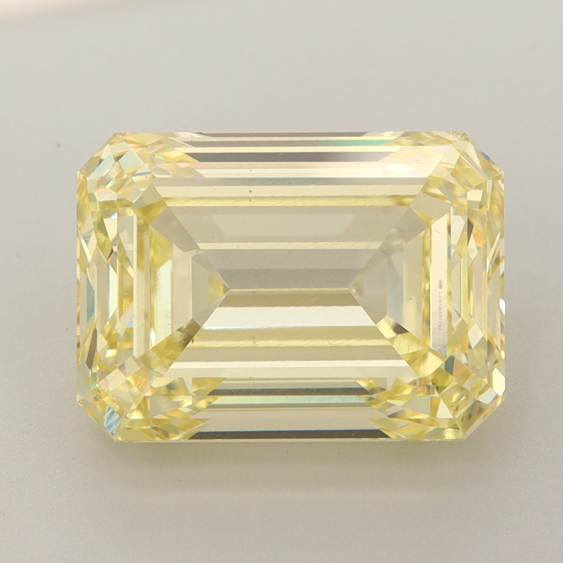 Emerald cut 6.10ct Fancy Intense Yellow VS1