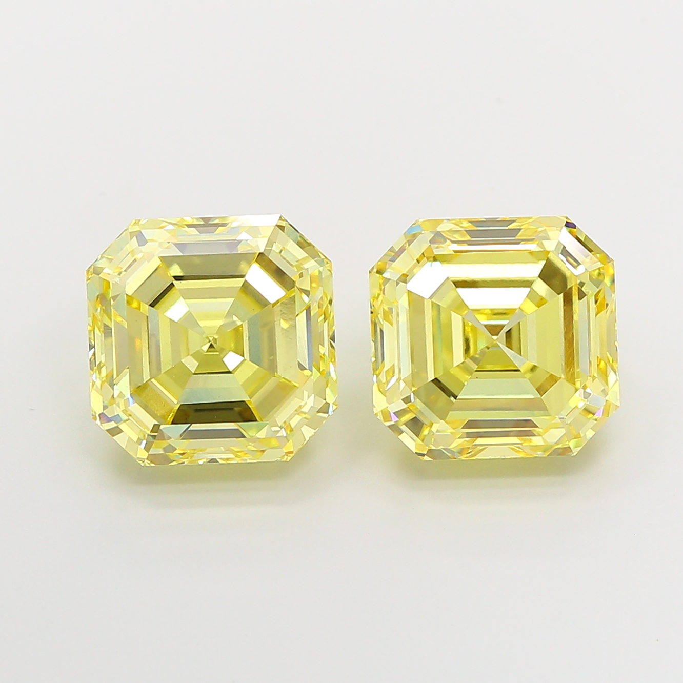 6.00ct Asscher Fancy Intense Yellow VS1 IGI