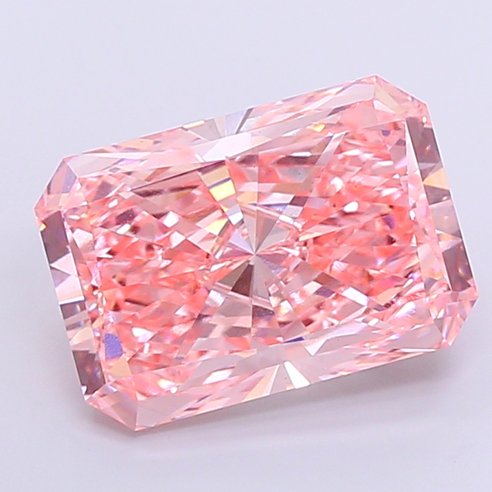 Radiant 9.99ct Fancy Vivid Pink VS1