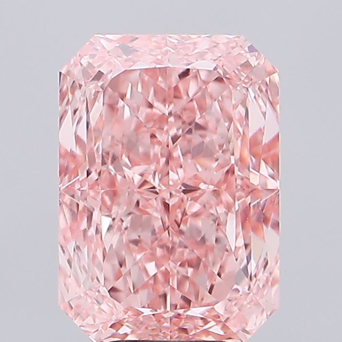 Radiant 6.03ct Fancy Vivid Pink VVS2