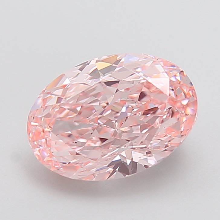 Oval 5.05ct Fancy Intense Pink VS1