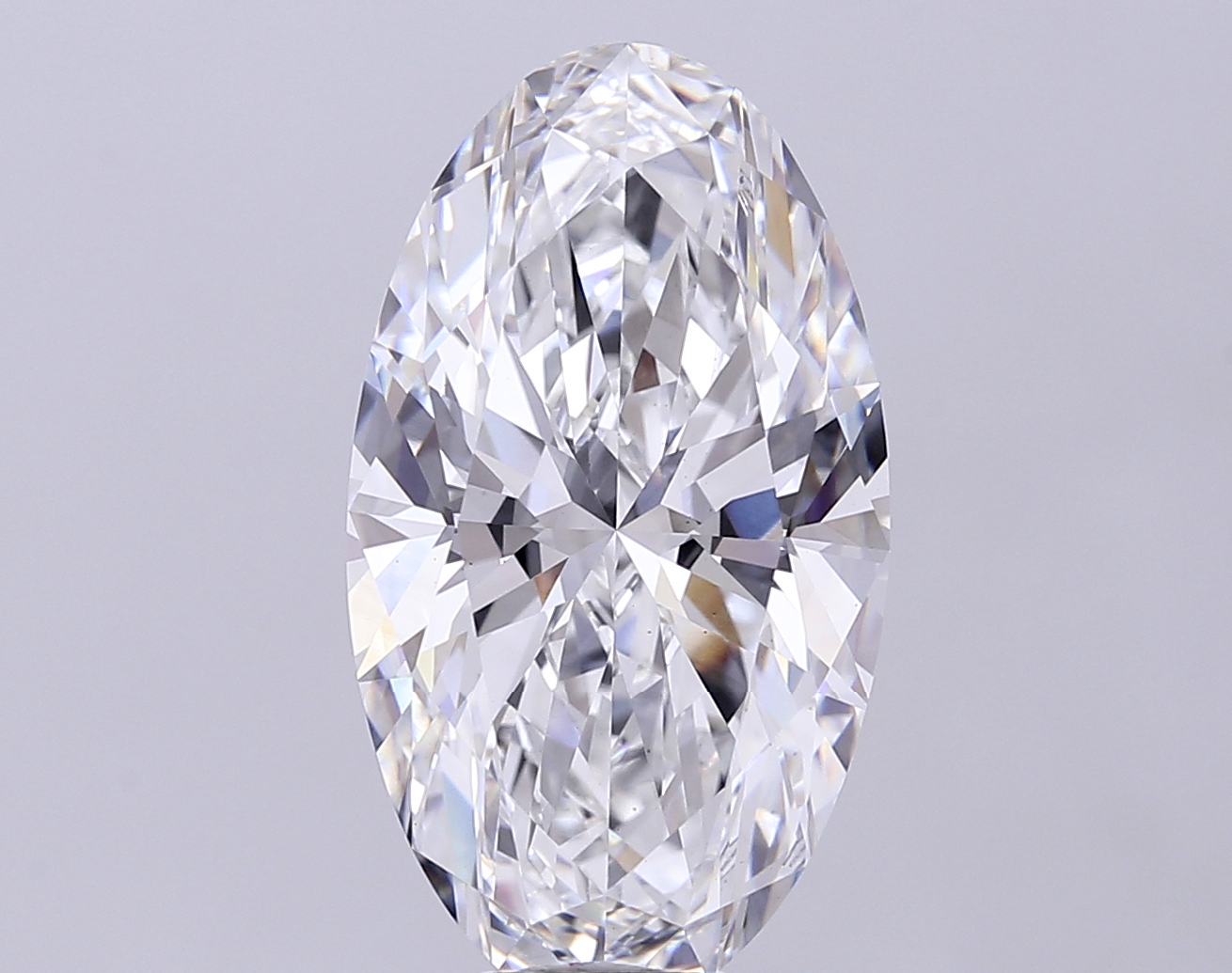 Moval Cut 8.08ct E VS1