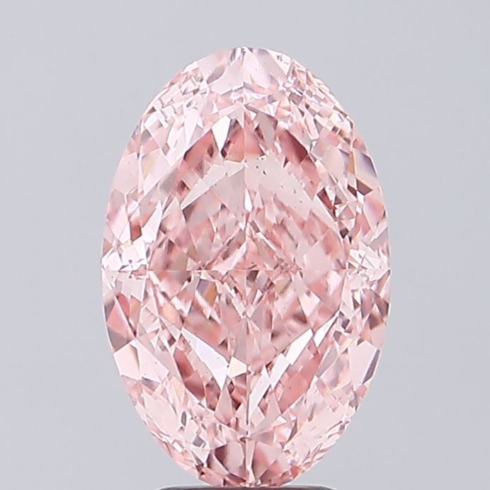 Oval 5.05ct Fancy Vivid Pink VS1