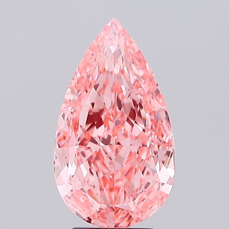 Pear 4.25ct Fancy Vivid Pink VS1