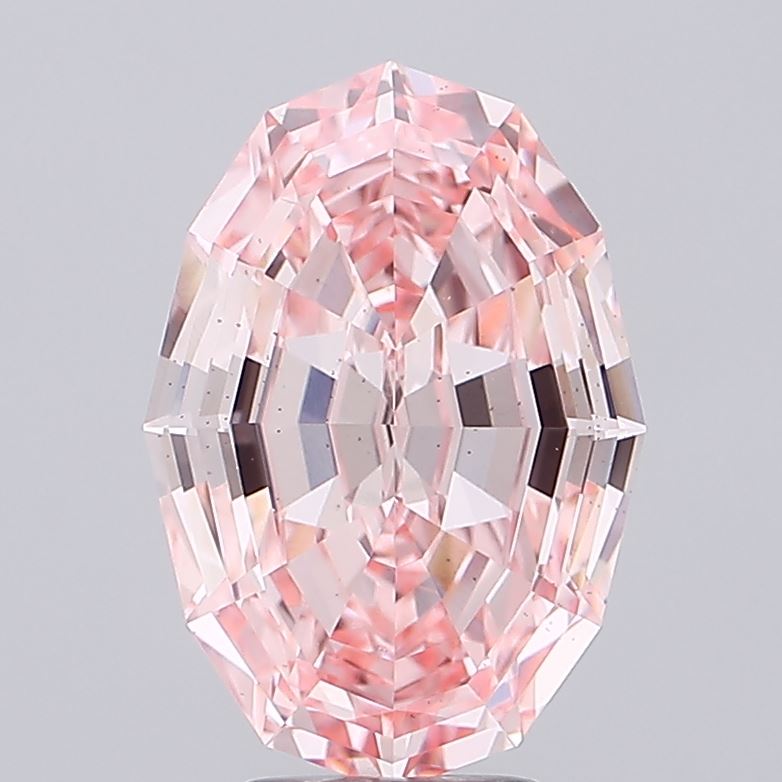 Oval 5.10ct Fancy Intense Pink VS2