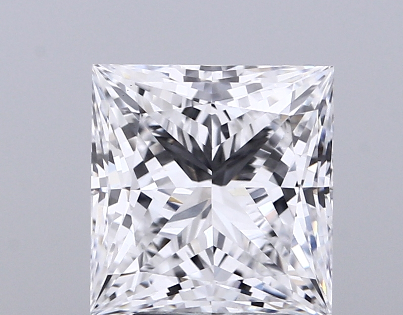 3.09 ct. princess Lab Grown Diamond front image