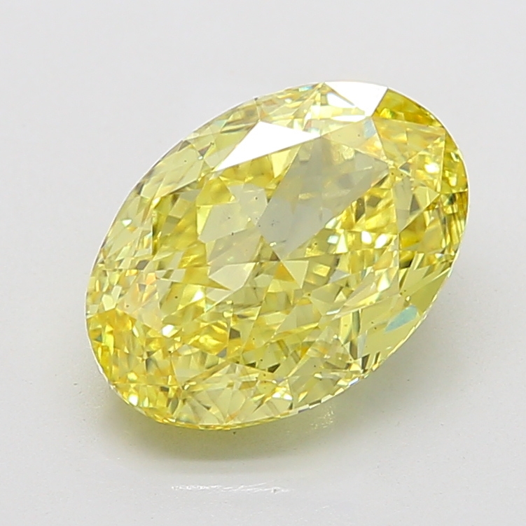 Oval 6.52ct Fancy Intense Yellow VS2
