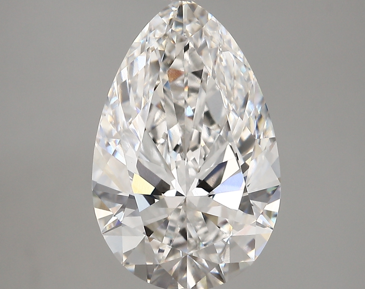 4.40 Carat Pear Cut E VVS1 Diamond - view 1