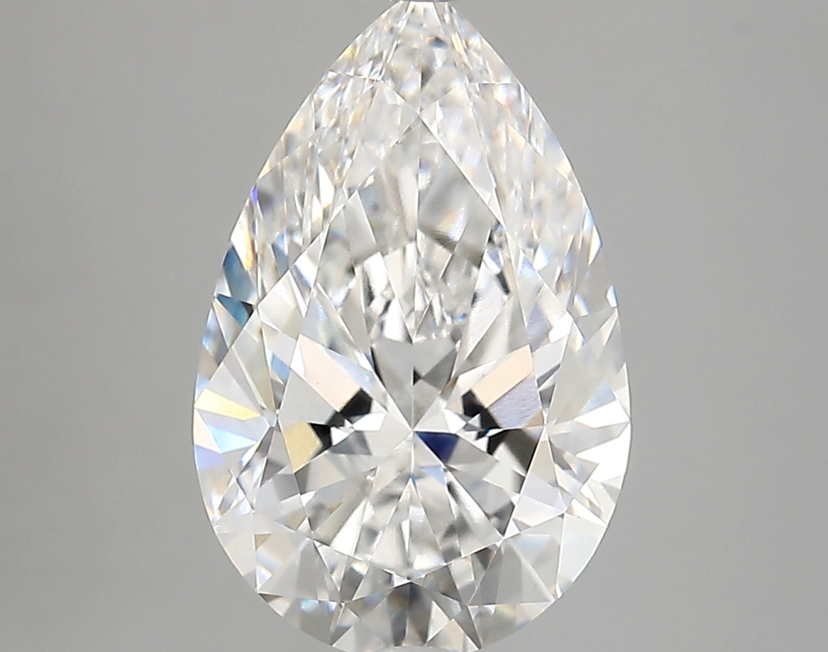4.14 Carat Pear Cut E VVS1 Diamond - view 1