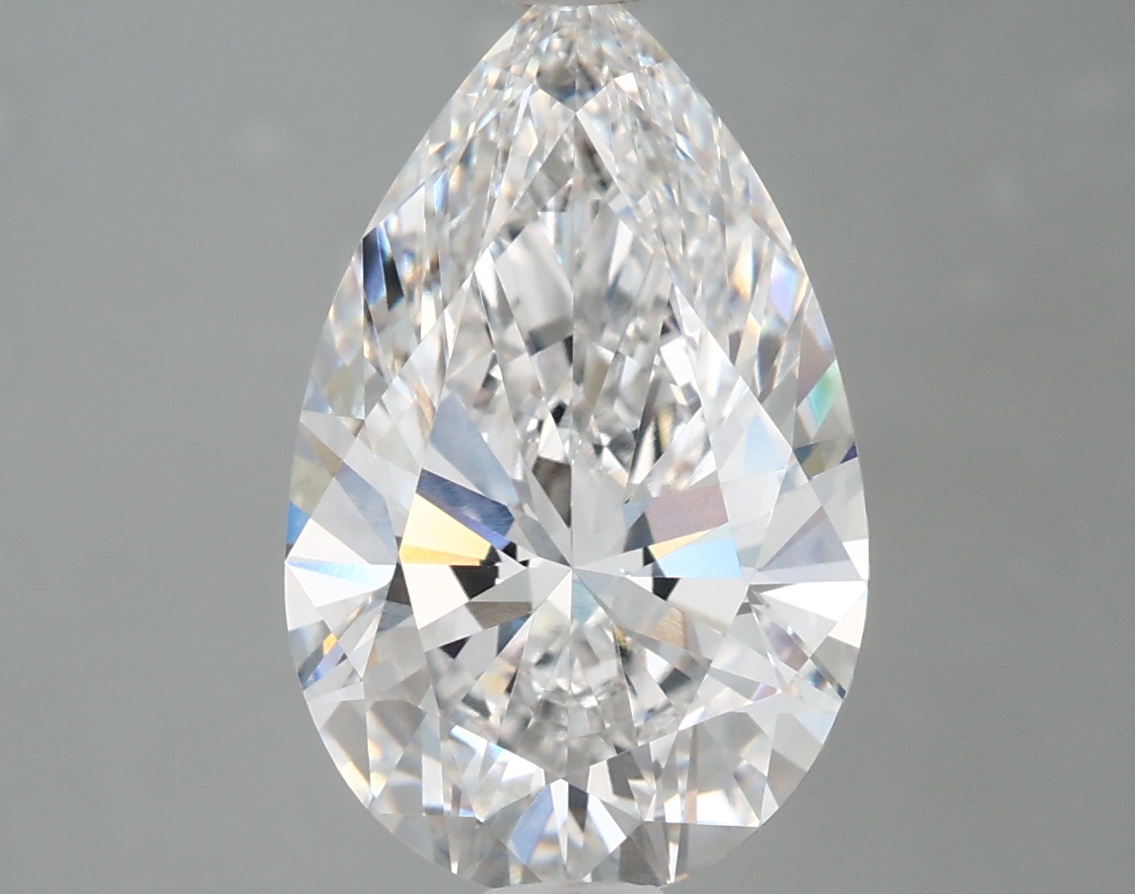 4.01 Carat Pear Cut E VVS1 Diamond - view 1