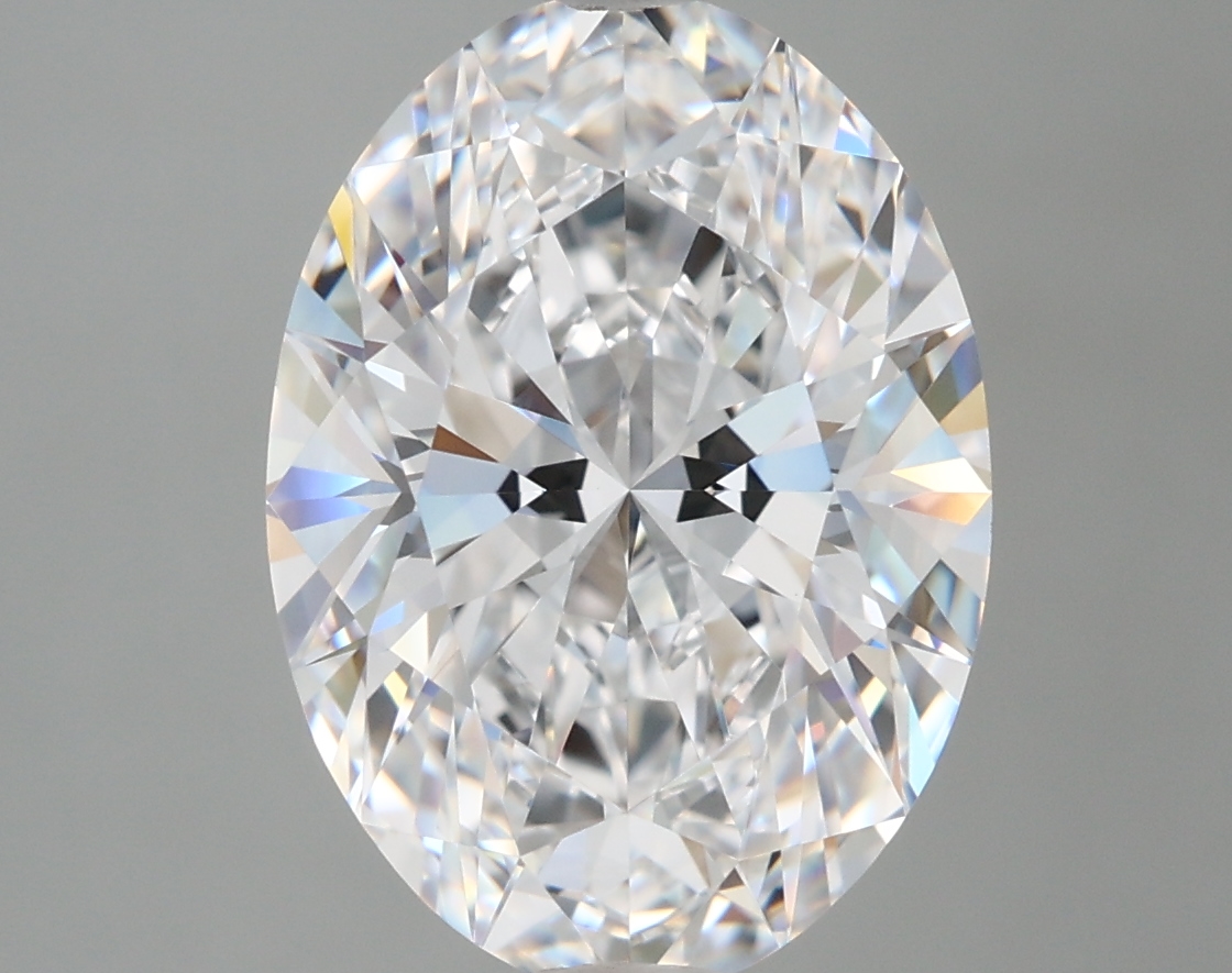 3.68 Carat Oval Cut D FL Diamond - view 1